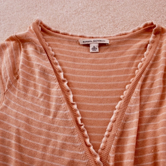 Banana Republic Silk Wrap Top - Picture 3 of 6